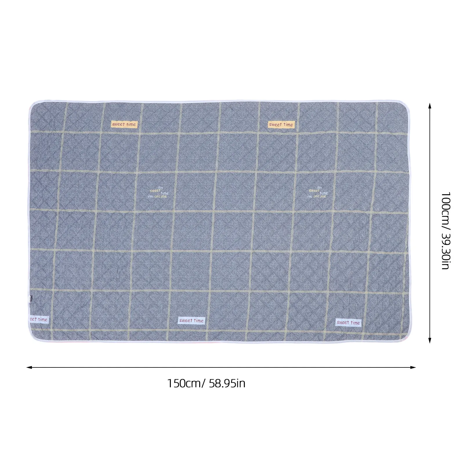 Reusable Washable Bed Pad for Adults Incontinence Cotton Soft Comfortable Nonslip Bottom Mattress Protector Pad