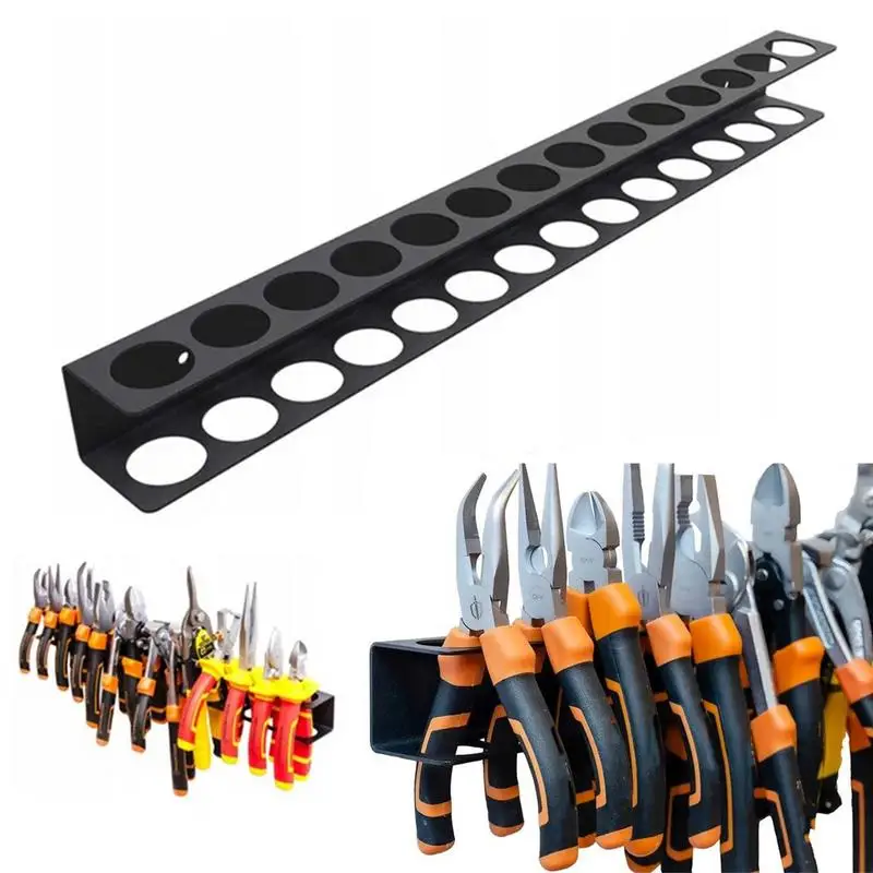 

Workshop Pegboard tool Rack Screwdriver Plier Wall Rack Hammer Rack Plier Organizer Hammer Storage Rack Metal Hand Tool Holder