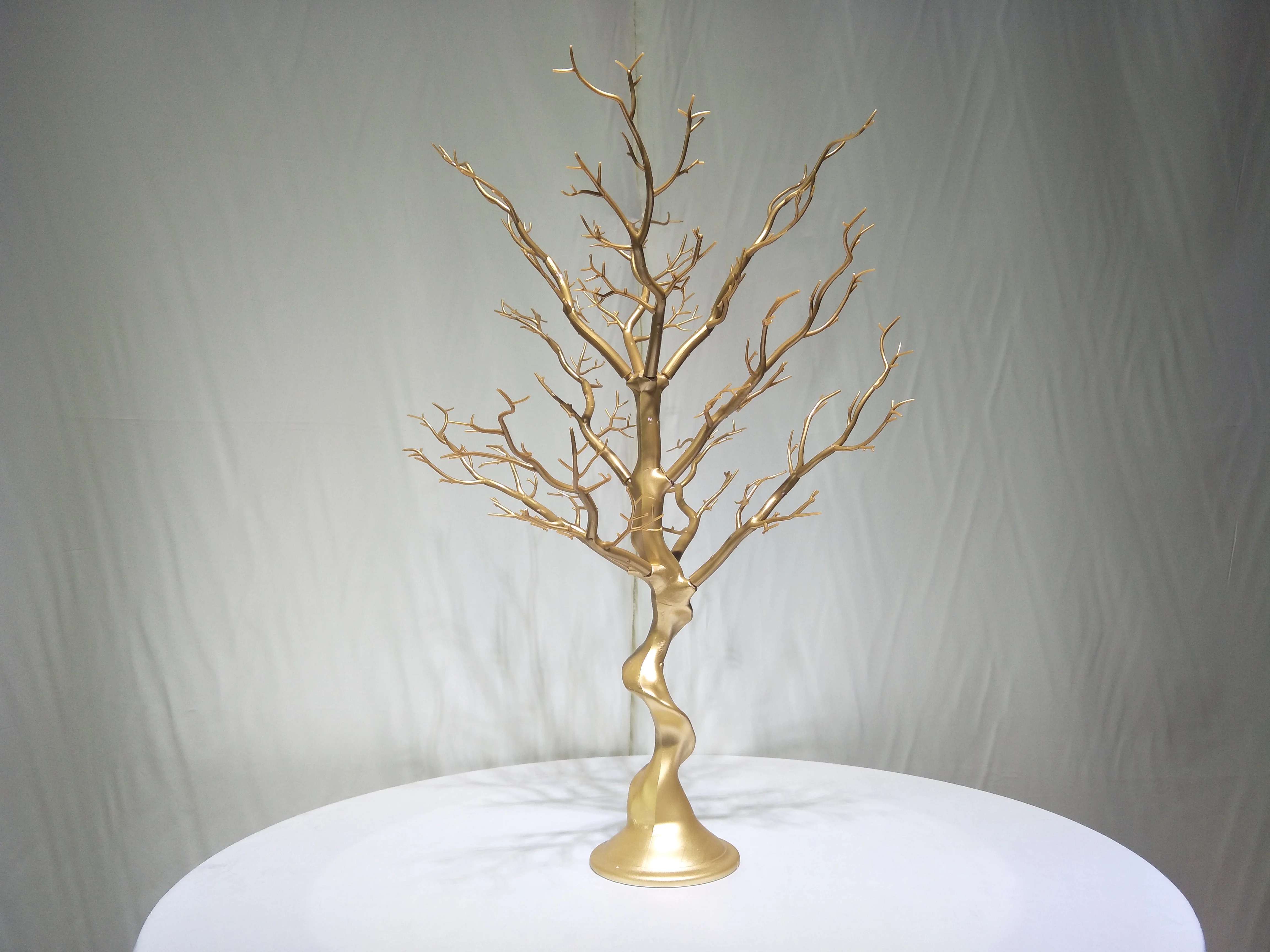 

15PCS Gold Manzanita Artificial Tree 30" Table Centerpiece Party Road Lead Table Top Wedding Decoration