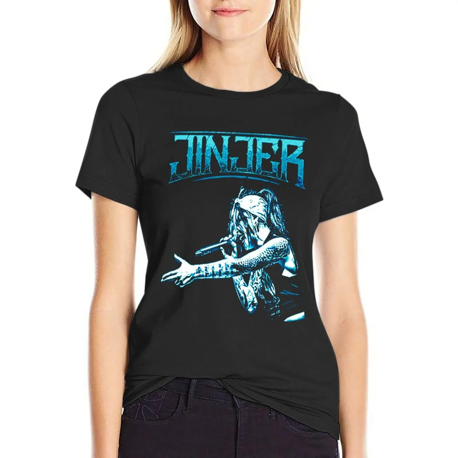 

jinjer JB4 - jinjer band trending 01 T-Shirt lady clothes summer clothes graphics anime clothes tight shirts for Women