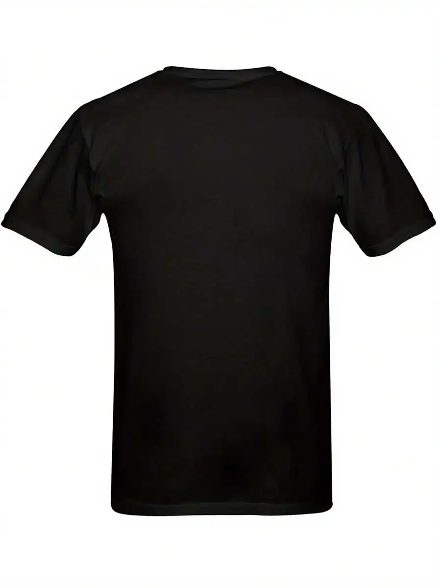 

Mens 100% Cotton Short Sleeve Crew Neck T-Shirt Regular Fit Comfortable Casual Tee