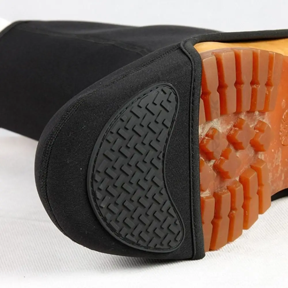 Cold-proof Cycling Shoe Covers Neoprene Waterproof Windproof Ankle Protector Warm Foot Case Motorcycle Riding Leg Covers