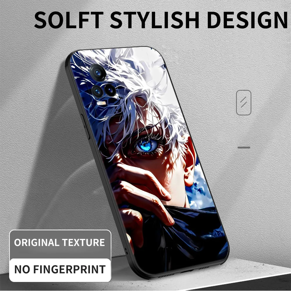 Coque noire TChancelier pour Vivo, Y02A, Y02T, Y02, Y35, Y36, 4G, version russe, Y11, 2023, coque arrière, fantaisie, anime