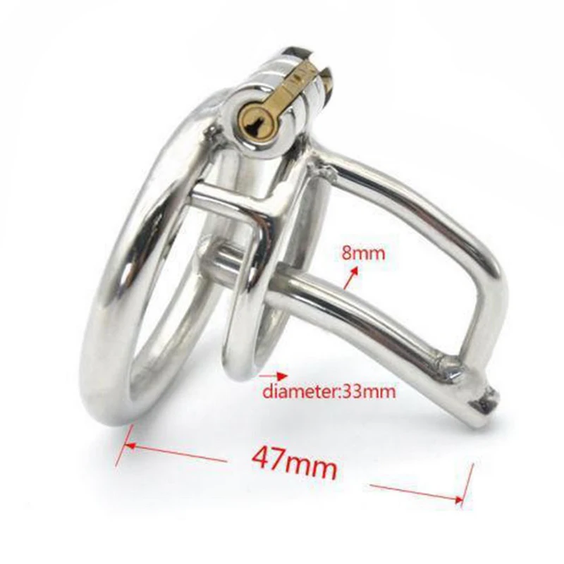 Male Chastity Urethral Catheter Penis Cage Chastity Belt Penis Lock Device BDSM Sex Toys