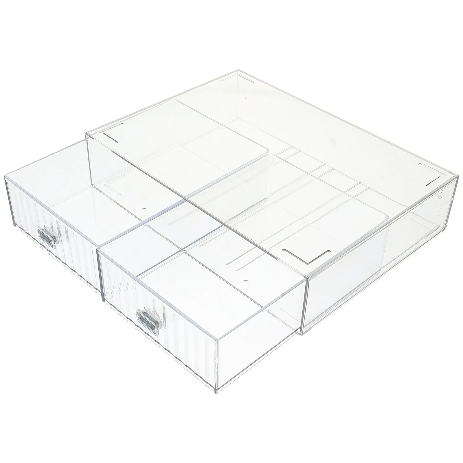 

Настольный органайзер с выдвижными ящиками, пластиковый контейнер для хранения, изысканный дизайн, высокая нагрузочная способность, удобное хранение