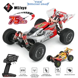 WLtoys 144001 1:14 RC Racing Car 60 Km/H 2.4G telecomando ad alta velocità Off-Road Drift assorbimento degli urti giocattoli per ragazzi adulti regalo per bambini