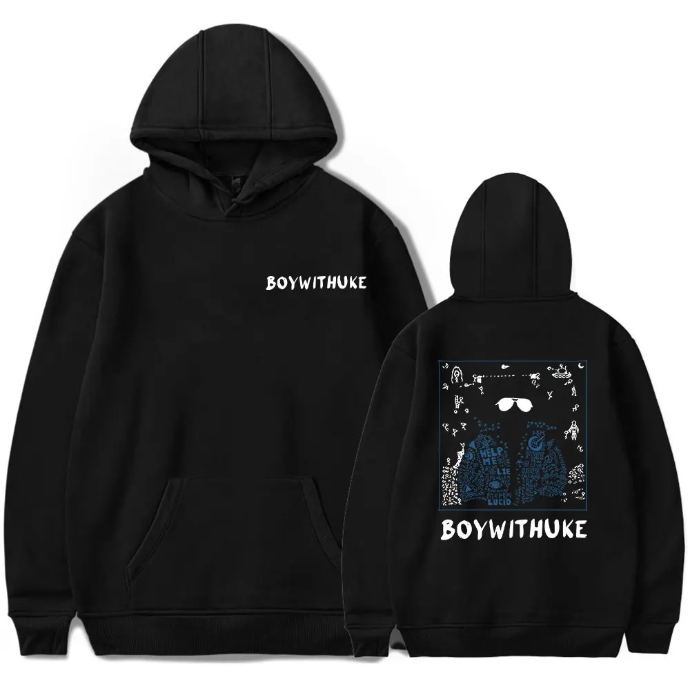 Boywithuke Hoodies New Vintage Merch Hooded Women Men Casual Streetwear Fashion Sweatshirts Clothes