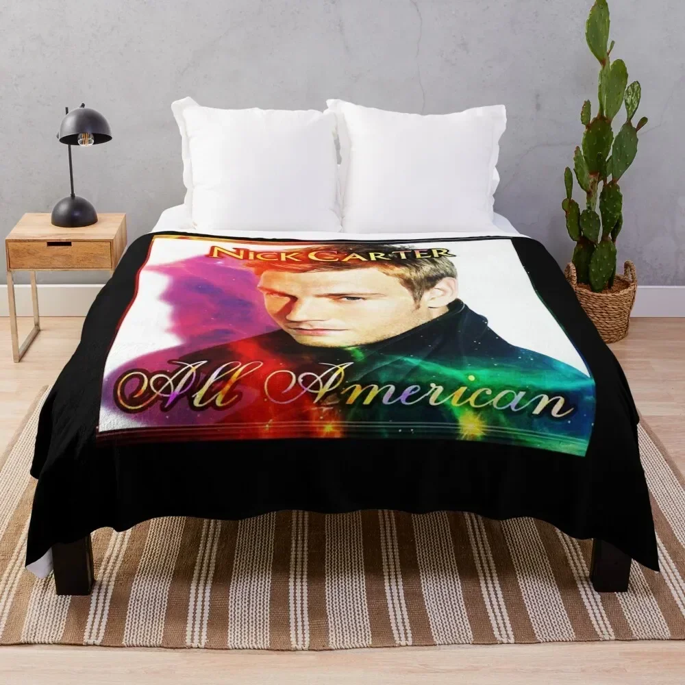 

Special Singer Man Country Nick Carter Redeki Trending Seller Throw Blanket Soft Comfort Blanket for Reading Watching TV
