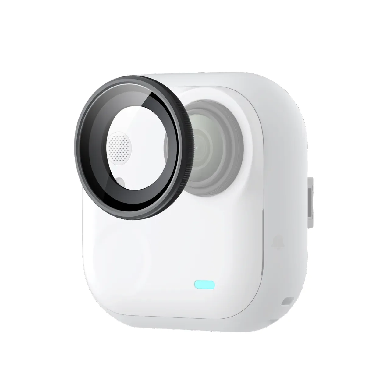 Original Insta360 GO Ultra Lens Protector Set of 2 Anti-Drop Twist Lock Multi-Coated Clear Glass No Dark Corners
