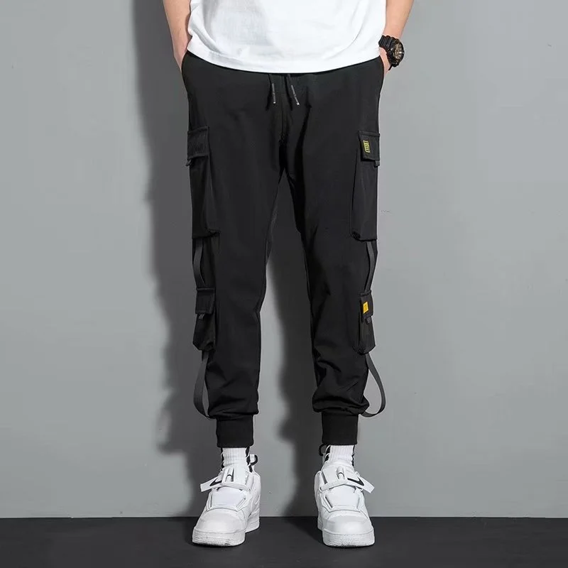 

Men's Fashion Brand Cargo Baggy Pants Mens Harajuku Streetwear Jogger Sweatpants