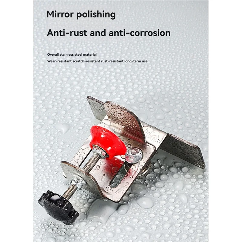 

Premium-2Pcs Stainless Steel Cabinet Door Mounting Jig Cabinets Frame Clamp Household Door Mounting Support