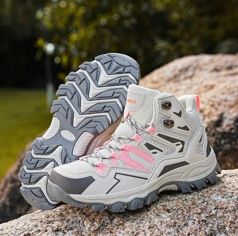 

New Hiking Shoes Unisex Outdoor Hiking Sports Shoes Camping Boots Ladies Waterproof Walking Shoes Non-slip Hiking Shoes