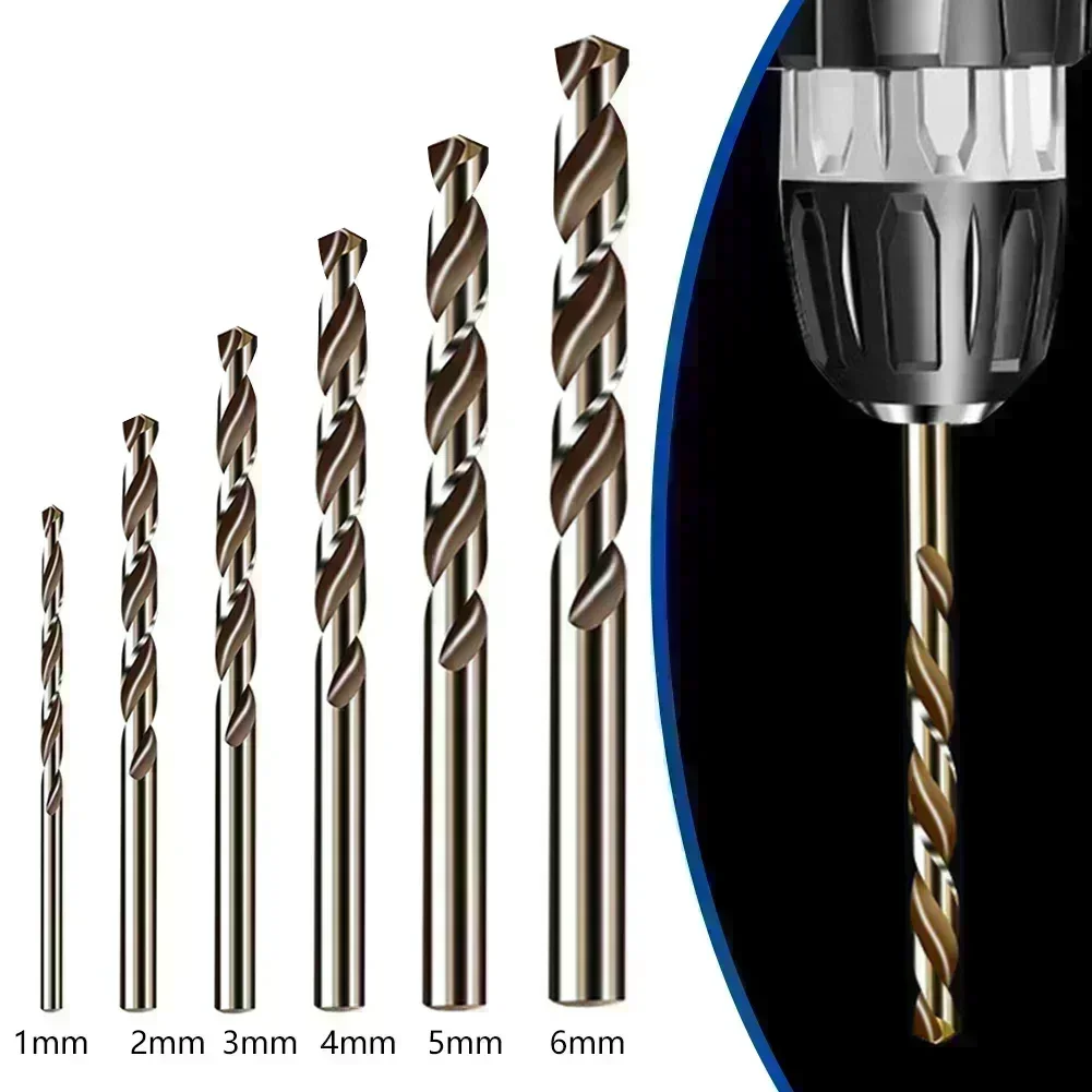 

Brand New High Quality Drill Bit Drill Bit Set M35 Auger Drilling HSS-Co 1/2/3/4/5/6mm Cobalt Drill Bit For Metal