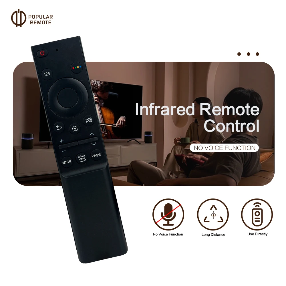 BN59-01358D Smart TV Remote Control For Samsung BN59-1358C BN59-1358B BN59-01350 BN59-01363 With Netflix Rakuten TV Button