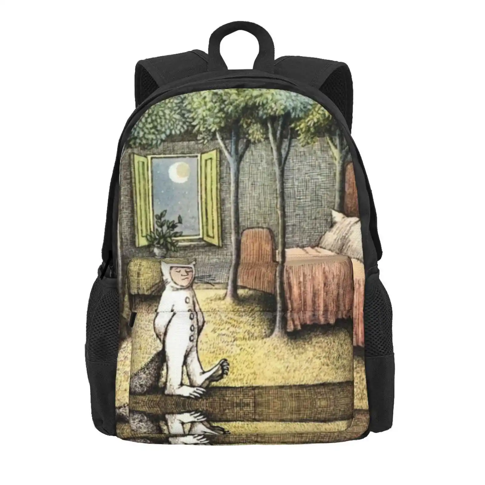 Where The Wild Things Are Hot Sale Backpack Fashion Bags Max Where The Wild Things Are Story Book Kids