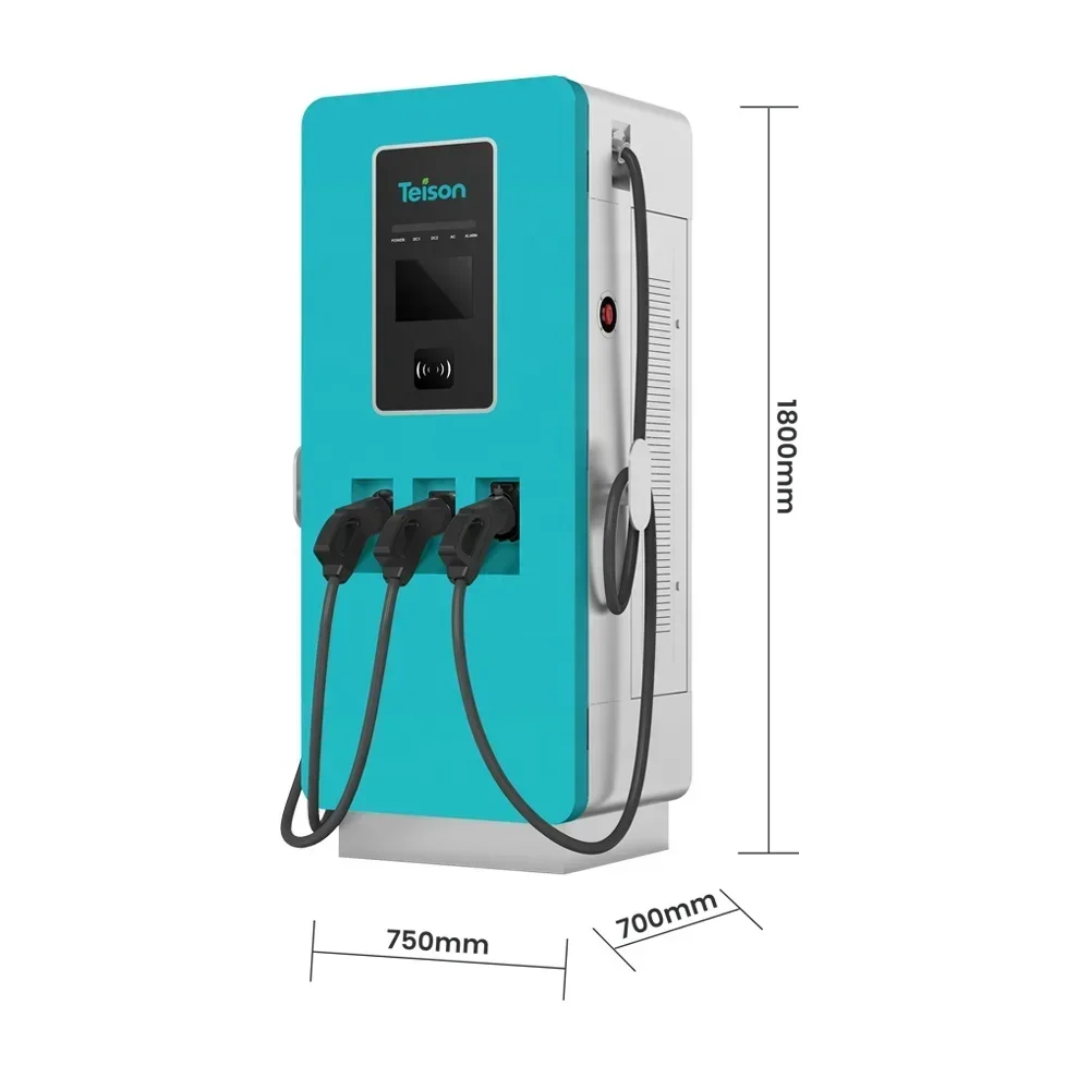 DC 180kw Ev Charging Station Type-2 AC 22kW & CCS CHAdeMO Level 3 Ev Fast Charger OCPP 4G and WIFI