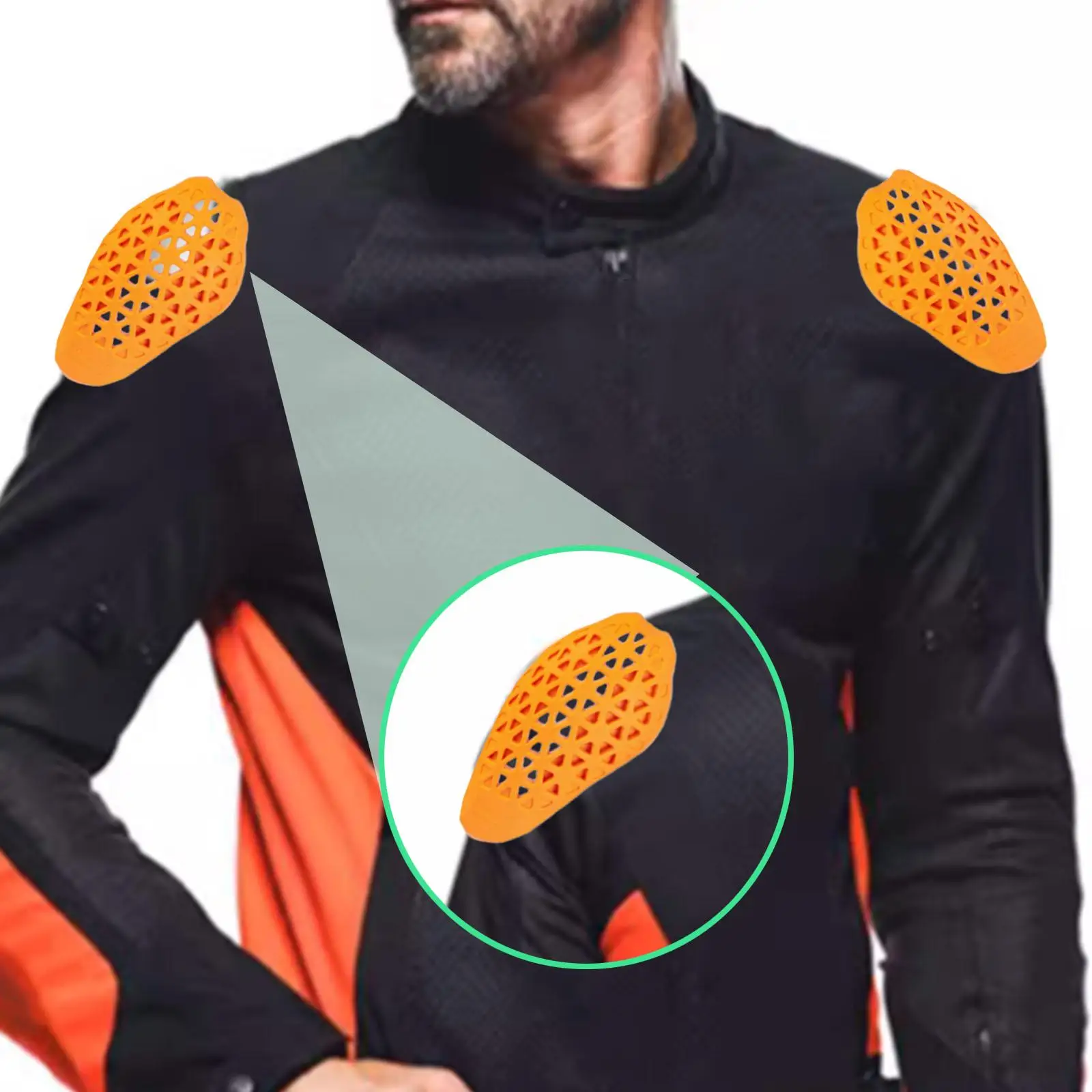 

2 Pieces Generic Shoulder Armor Protection Pad Universal Shoulder Protector