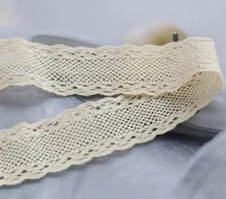 Width:3cm (1.20 inch) Good Quality Cotton Lace Pure Embroidery Trim Lace Decoration Yarn skirt Curtain(ss-2746)