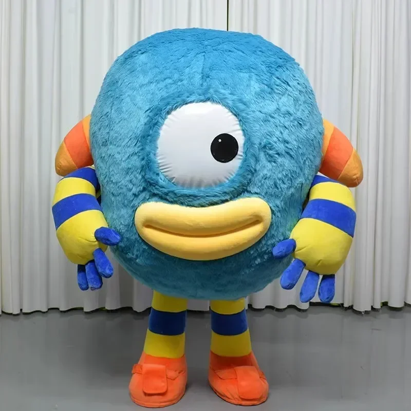 

260cm Monsters University Mike Wazowski Mascot Inflatable Cosplay Costume Fancy Dress Party Advertising Party Show Props