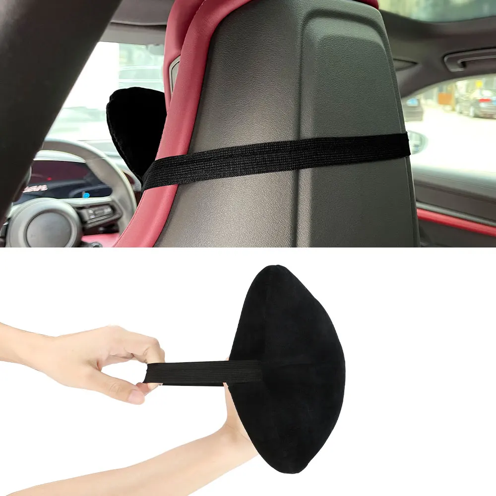 Car Seat Headrest Neck Pillows Neck Protective Cushion Support Automobile Interior Accessories For Honda Civic Type R Type S