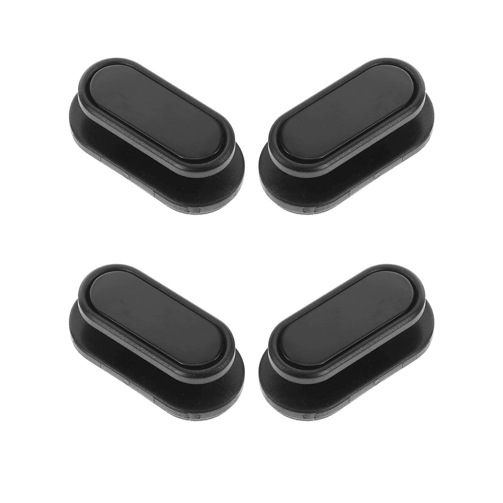 

4pcs Car Mini Hooks Black Carbon Fiber Creative Invisible Key Holder Dashboard Storage Electric Vehicle Hook Auto Accessories