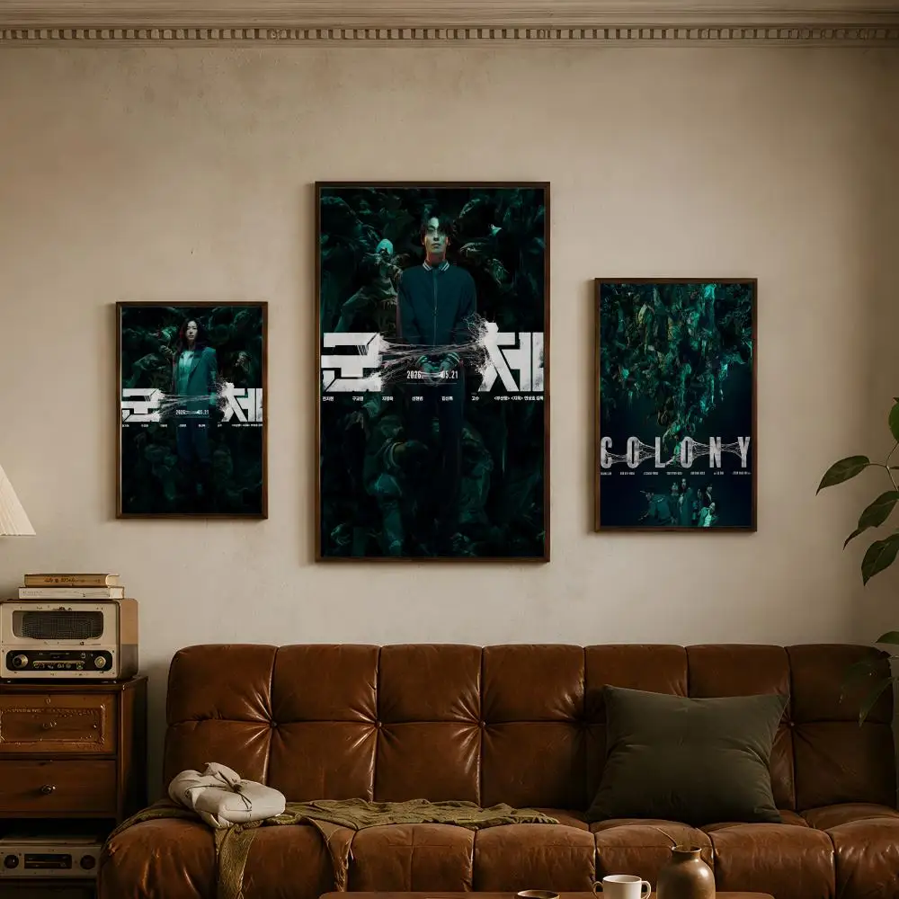 Artwork G-Gunche-e Poster Vintage Self Adhesive PP Wall Art Home Bar Bedroom Decor Gift