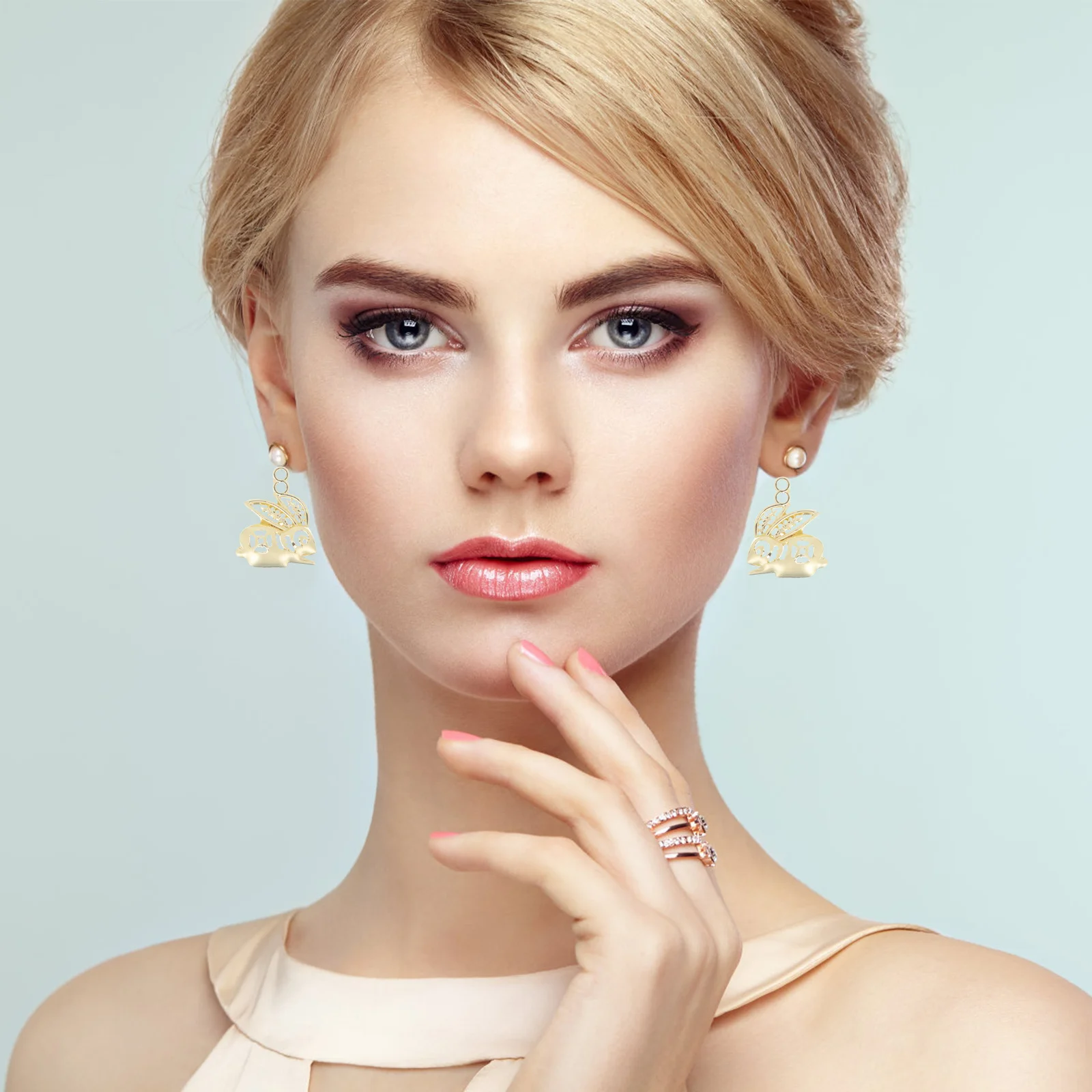 

10Pcs Car Keychain Rabbit Charms Alloy DIY Jewelry Making Supplies Necklace Bracelet Pendants Accessories Alloy Rabbit Charms