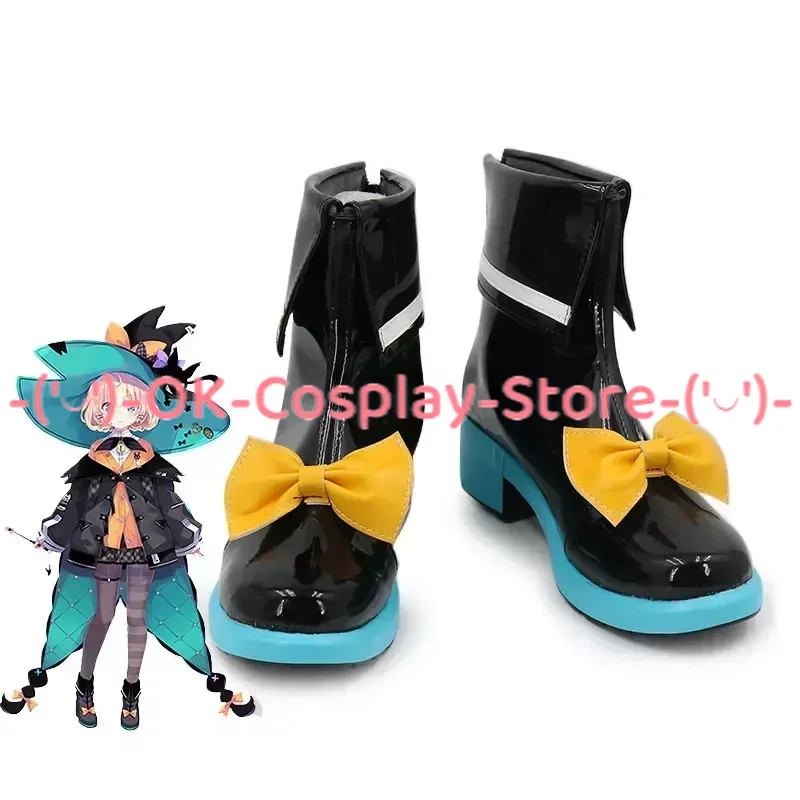 Millie Parfait Cosplay Shoes Vtuber Cosplay Props PU Leather Shoes Halloween Carnival Boots Custom Made