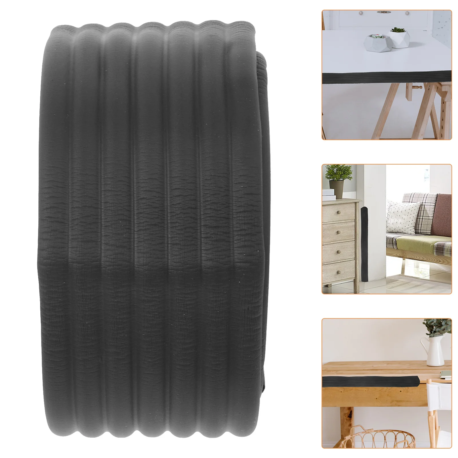 

2pcs Anti Collision Pads For Furniture Edges Self Adhesive Corner Protectors Wide Bumper Strips Bed Desk Stair Wall Safety