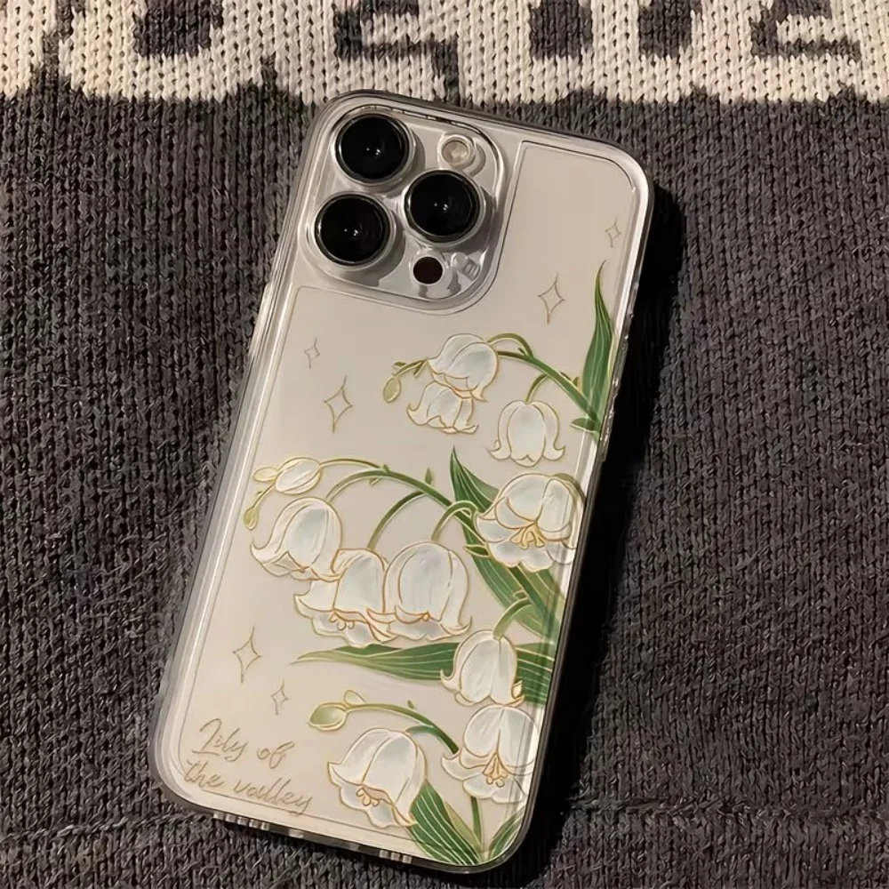 Vintage Lily of the Valley Phone Case For IPhone 18 17 Air 16 15 14 13 12 Mini 11 Pro Max Plus Camera Protection Slim Back Cover - view 6