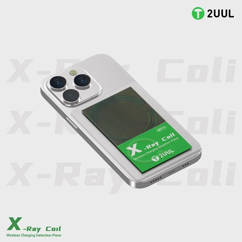 

2UUL MT11 Wireless Charging Detection Piece for IP X-Ray Coil Inspection Reusable Auto Restoring Magnet Checker Tools
