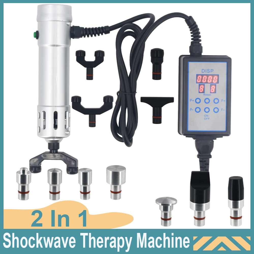 

Shockwave Therapy Machine ED Treatment Pain Relief Shock Wave Physiotherapy 2 In 1 Chiropractic Tool Body Relax Massager