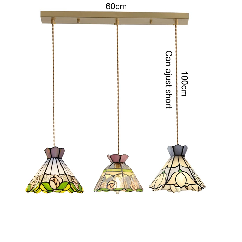 Retro Tiffany kroonluchter plafondlampen woonkamer hanglamp decoratie eetkamer slaapkamer keuken loft hanglamp