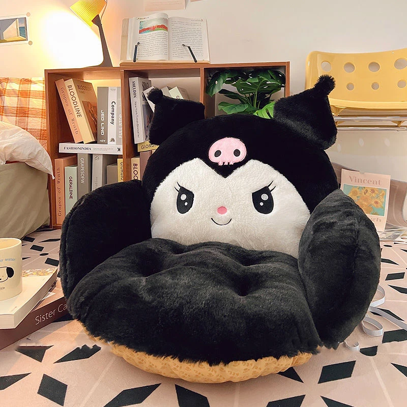 Kawaii Sanrioed Anime Peripheral Kuromi Mymelody Cinnamorol Bedroom Bay Futon Plush Tatami Cushion Christmas Birthday Gift