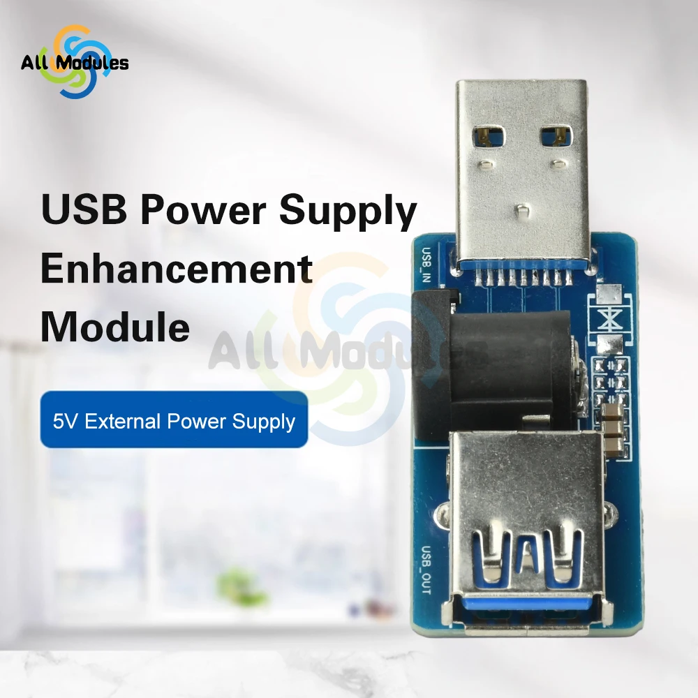 

Automatic Switching USB Power Splitter Module Built-in Automatic Switching MOS Circuit Power Enhancement Board