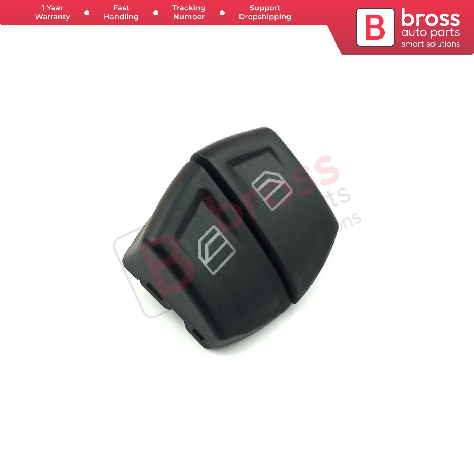 Bross BDP81 2 Pieces Main Window Switch Button Cover Driver Door 807624374022 For Mercedes W639 Vito Sprinter 906 VW Crafter