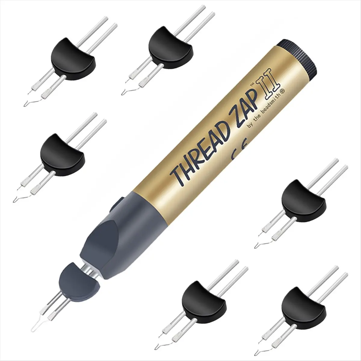 friendly-Thread Burner, Battery Operated Thread Burner Cordless Pen Wax Carving Pen Shaping/Thread Burning Tool with 5 Tips