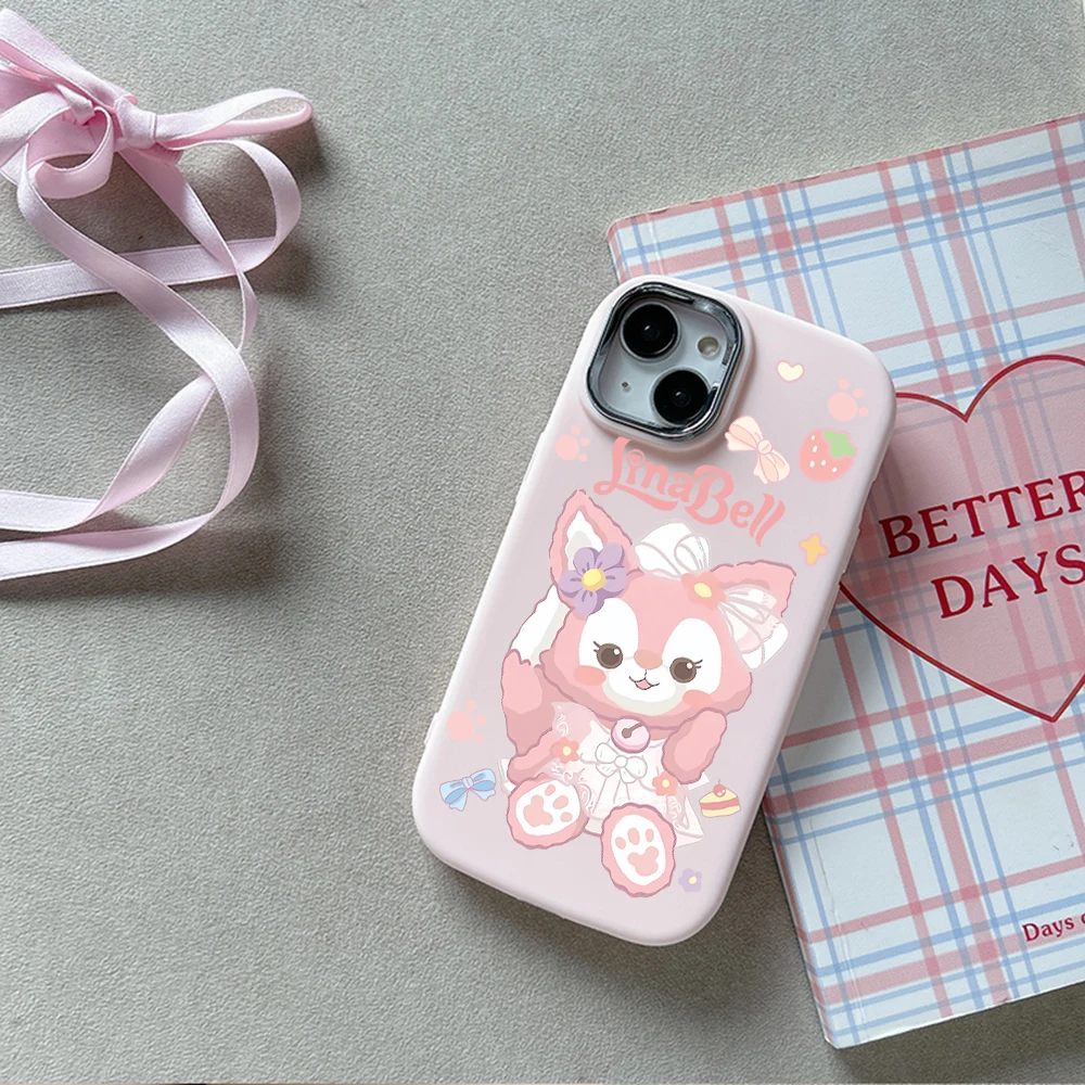 Disney Cartoon Cute LinaBell Phone Case For Samsung Galaxy S24 S23 S22 S21 Ultra 4G 5G Shockproof Soft Silicone Cover