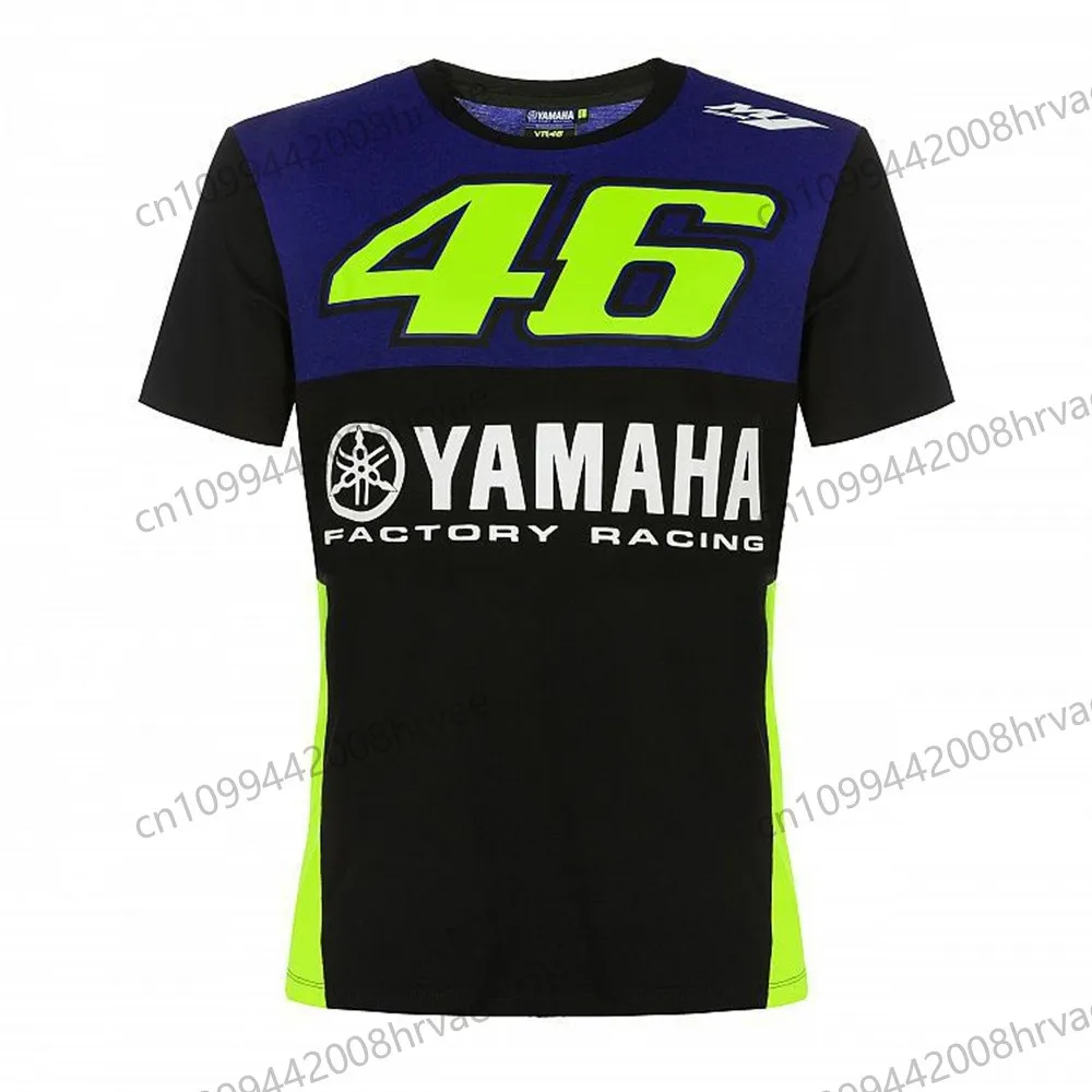 تي شيرت ياماها ثلاثي الأبعاد مطبوع بأكمام قصيرة لركوب الدراجات ملابس رياضية خارجية للرجال زي فريق الدراجات النارية على الطرق الوعرة