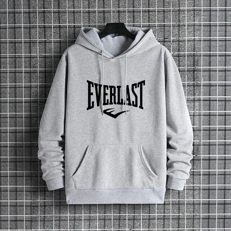 

Мужская спортивная толстовка с капюшоном, повседневная модная толстовка с принтом, для фитнеса и активного отдыха на природе