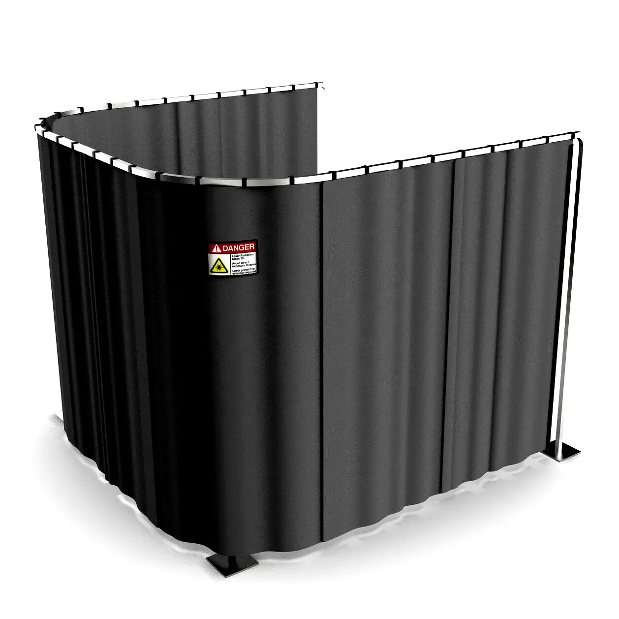 

Laser Protection Safety Curtains | Anti-Laser Radiation Shield for Laser Operation Safety Enclosure