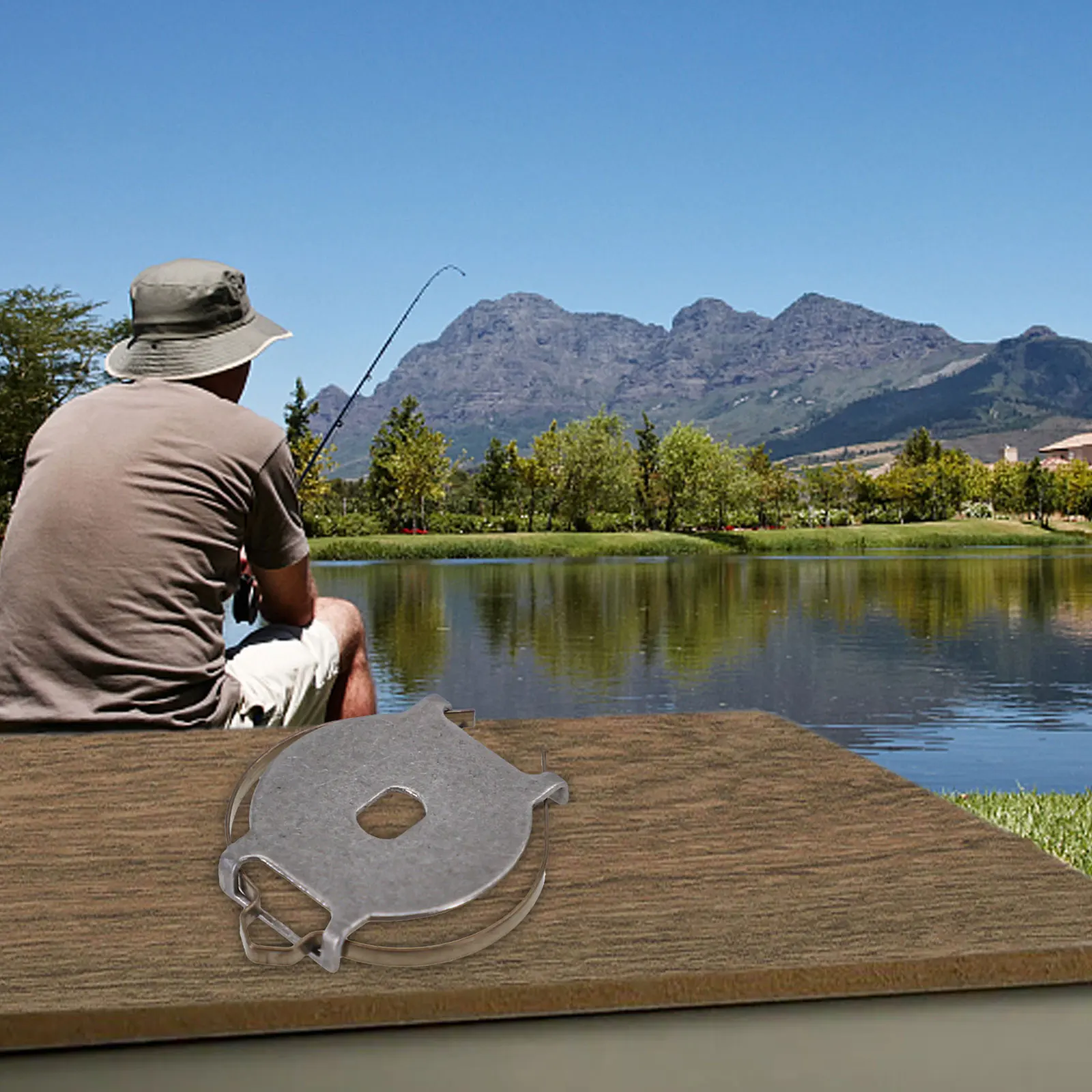 لدايوا لـ CrossFire Sound Click حامل رحلات الصيد وزن 5 جرام من الفولاذ المقاوم للصدأ خفيف الوزن وسهل التركيب