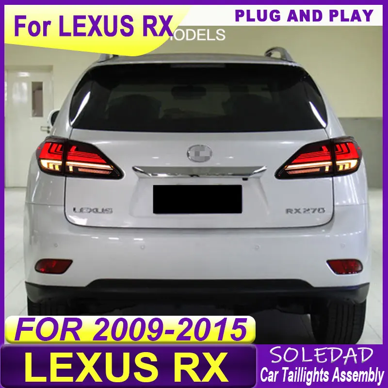 Car Tail Light For Lexus RX RX270 RX330 RX350 RX450 RX400H 2009-2014 Taillights Taillamp Rear Lamp Brake Fog Light Assembly