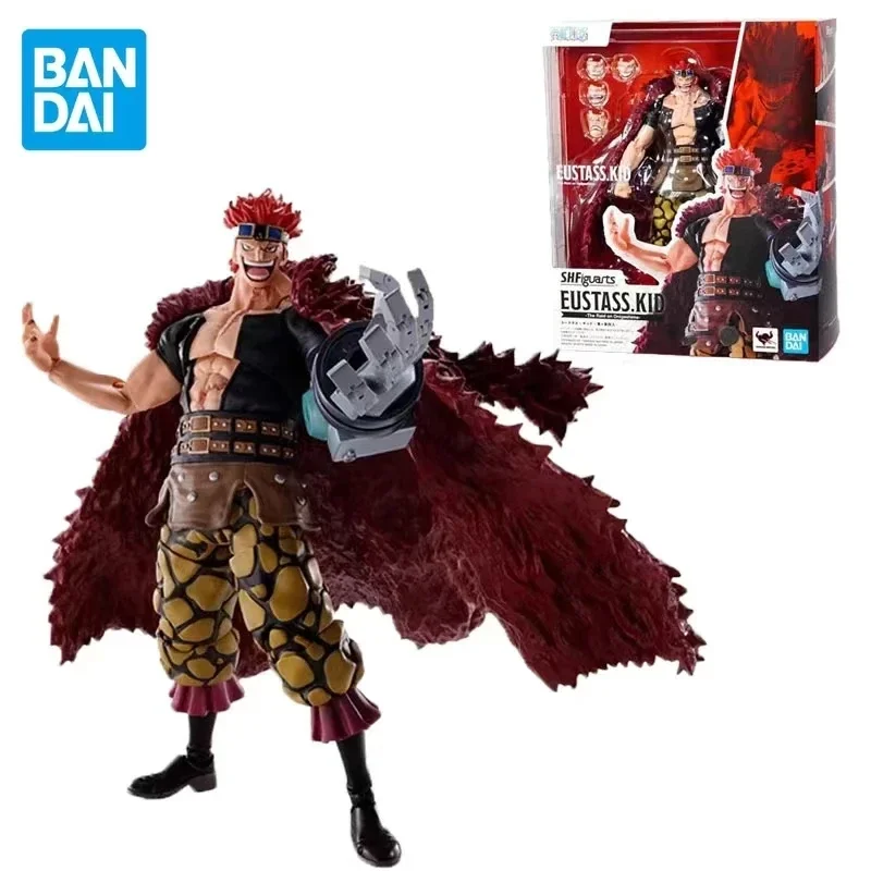 

Original One Piece S.H.Figuarts EUSTASS.KID -The Raid on Onigashima Anime Figure PVC Action Figure Toys Model Gift In Stock