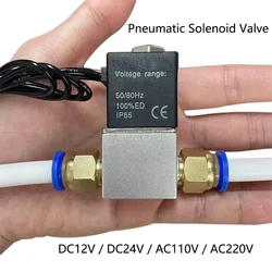 2V025 Pneumatic Solenoid Valve 2 Way Normally Closed DC12V DC24V AC110V AC220V 1/4