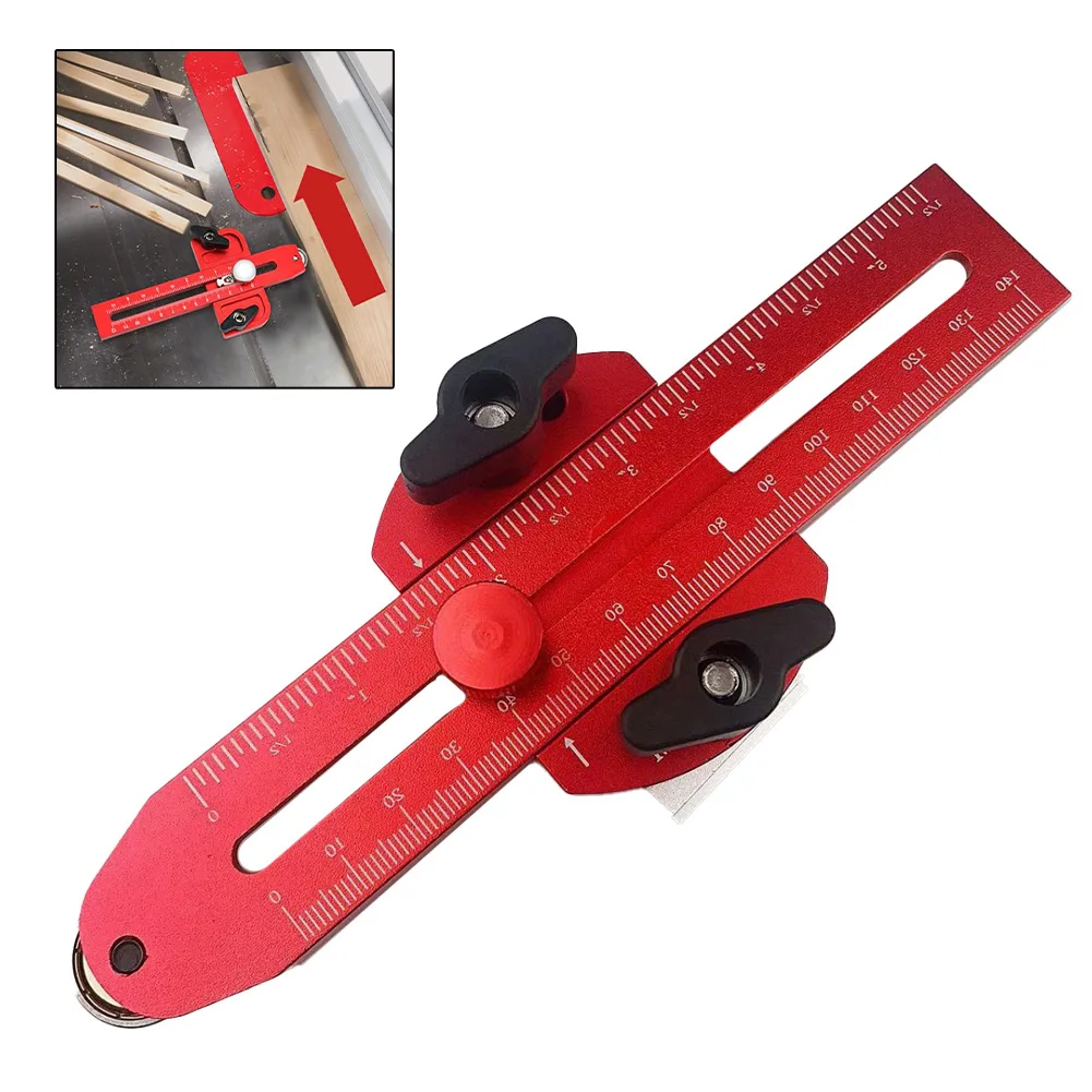 1pc Cutting Machine Table Saw Thin Rip Jig Unidirectional Table Saw Jig Guide For Repeat Narrow Strip Cut Tool