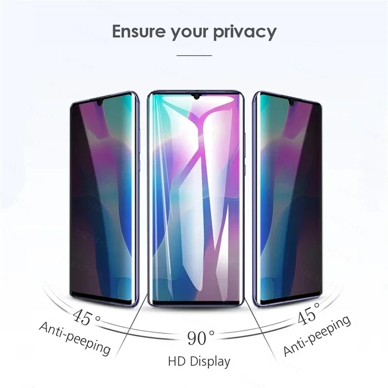 Privacy Hydrogel Film For Vivo iQOO Z9  iQOO Neo9 Pro Y200E Y100T Y100i Power V30 Lite iQOO 12 Pro V27S Y78t Screen Protector