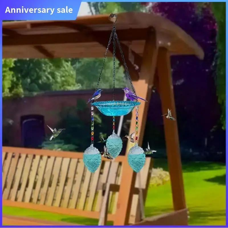 

AD23-Hanging Bird Feeder Birdbath For Garden Outdoor Decor Yard Farm Supplies Hummingbird Feeder With S-Shaped Hook