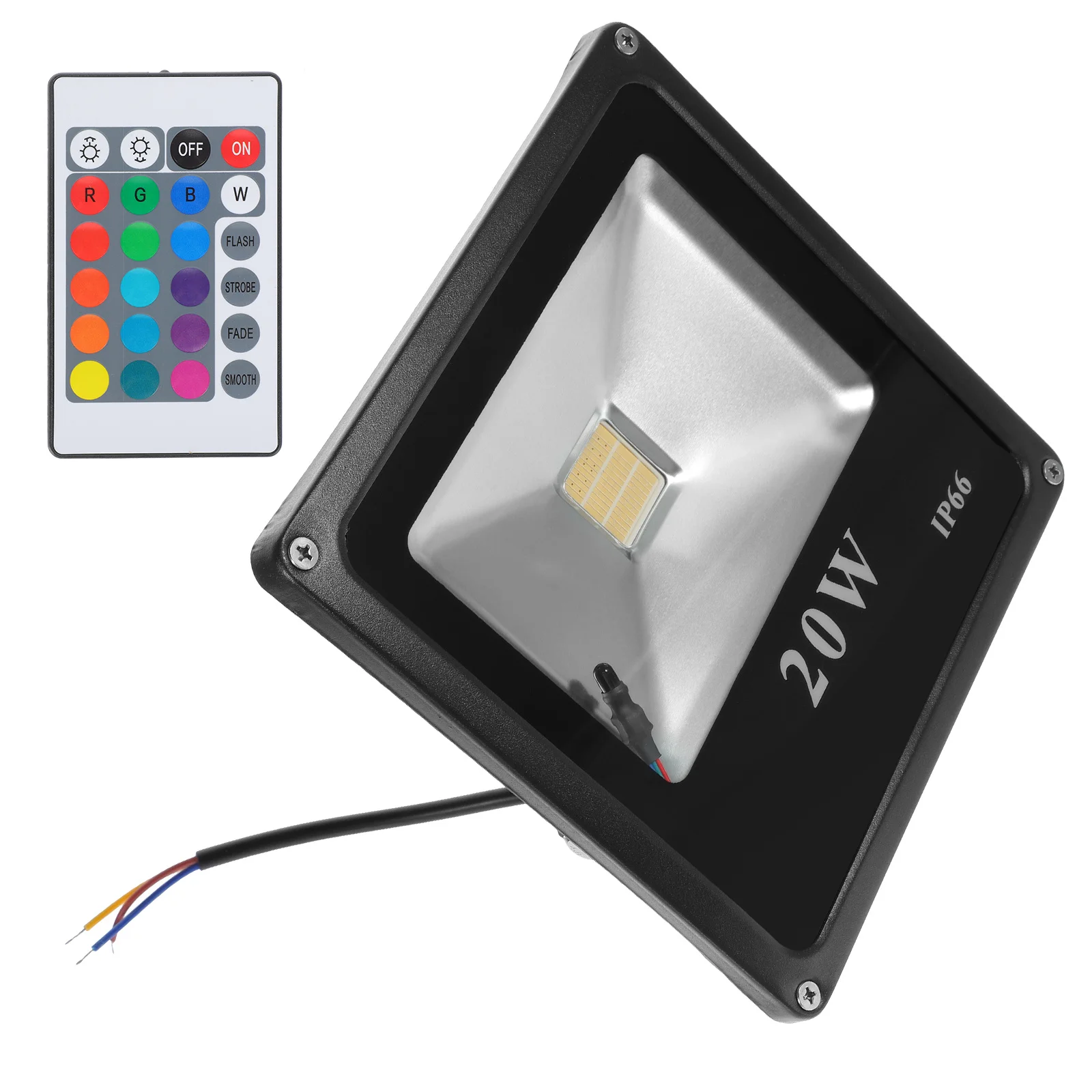 

20W LED Flood Light IP66 Waterproof Outdoor Wall Lamp Ac85-265V Rgb Energy Saving High Brightness Spotlight Flood Light