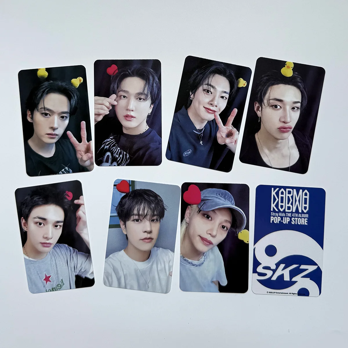 STRAY KIDS-fotodes Album KARMA Celebrity Card Limited Edition SKZ Nieuwe albumkaart Special Edition-kaart